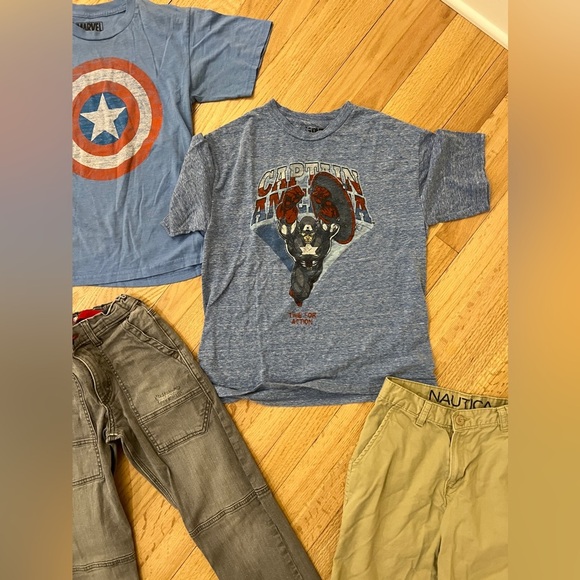 Boys Lot of 6 Tops Pants Shorts Size 12 Mixed Lot - Picture 4 of 6